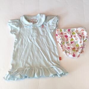 Magnificent Baby Dress Girls Sz 9m Mint Ocean Animals Magnetic
